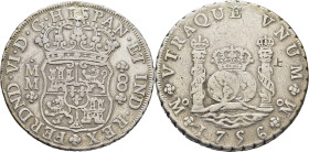 FERNANDO VI. Méjico. 8 reales. 1756. MM