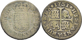 FERNANDO VI. Sevilla. 1/2 real. 1751. PJ