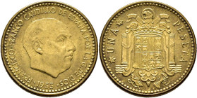 ESTADO ESPAÑOL. 1 peseta. 1953*19-54. EBC-