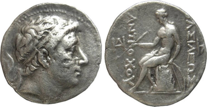 SYRIA - DEMETRIO I (170 -130 a .C.) TETRADRAMMA - D/Testa di Demetrio I R/Tyche ...