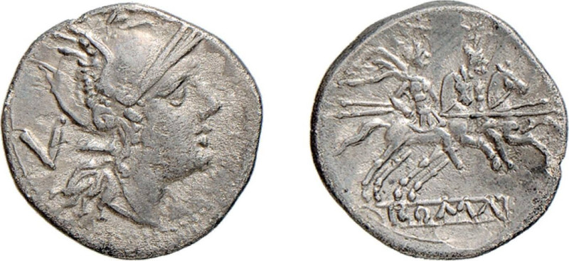 ROMA - ANONIME SENZA SIMBOLI (dopo il 211 a.C.) Italia Centrale - QUINARIO - D/T...