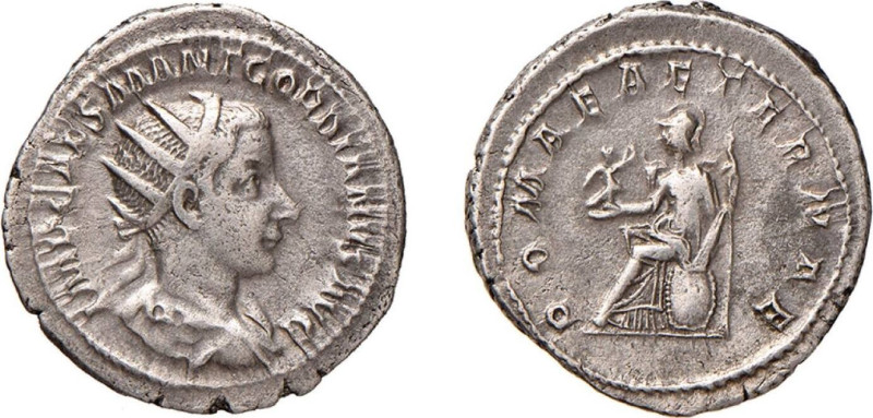 GORDIANO III (238-244) ANTONINIANO - D/Busto radiato a d. IMP CAES GORDIANVS PIV...