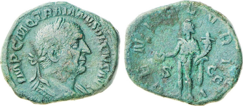 TRAIANO DECIO (249-251) SESTERZIO gr.18,5 -D/Busto laureato a d. IMP C M Q TRAIA...