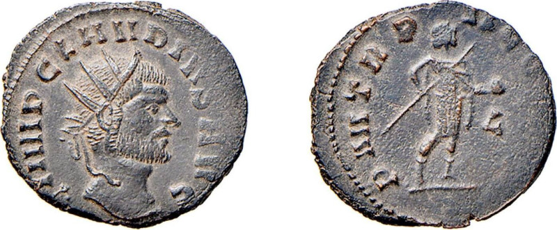 CLAUDIO II (268-270) ANTONINIANO - Zecca Roma - D/Testa radiata a d. IMP CLAVDIV...