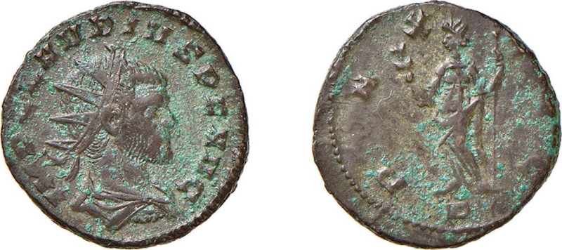 CLAUDIO II (268-270) ANTONINIANO - D/Busto radiato e drappeggiato a d. IMPC CLAV...