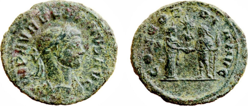 AURELIANO (270-275) ASSE - D/Busto laureato a d. IMP AVRELIANVS AVG R/Severina e...