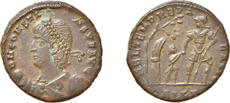 COSTANTE I (337-350) CENTENIONALE - Zecca Alessandria - D/Busto diademato e cora...