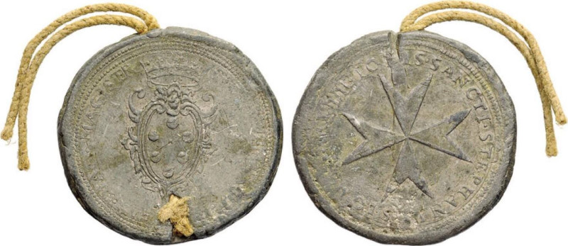 FIRENZE - COSIMO II (1590-1621) BOLLA PLUMBEA - D/Stemma coronato R/Croce di San...
