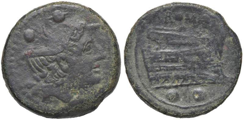 ROMANE REPUBBLICANE - ANONIME - Monete semilibrali (217-215 a.C.) - Sestante Cr....