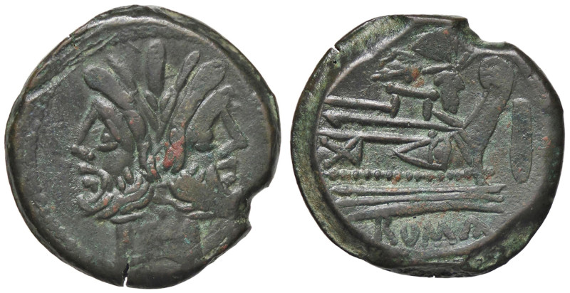 ROMANE REPUBBLICANE - ANONIME - Monete con simboli o monogrammi (211-170 a.C.) -...