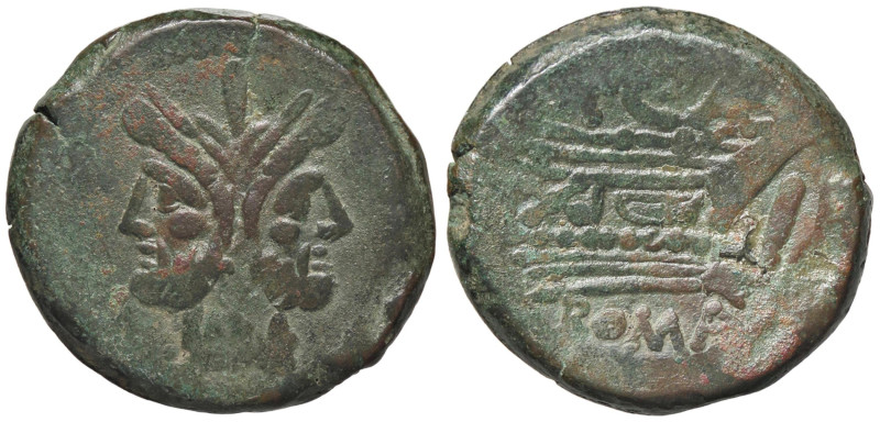 ROMANE REPUBBLICANE - CAECILIA - A. Caecilius (169-158 a.C.) - Asse Cr. 174/1 (A...