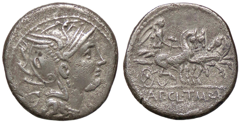 ROMANE REPUBBLICANE - CLAUDIA - Ap. Claudius Pulcher, T. Manlius Mancinus e Q. U...