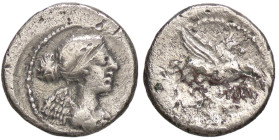 ROMANE REPUBBLICANE - TITIA - Q. Titius (90 a.C.) - Quinario B. 3; Cr. 341/3 (AG g. 1,58)

Status: qBB/MB