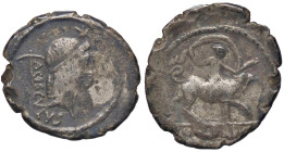 ROMANE REPUBBLICANE - VALERIA - C. Valerius C. f. Flaccus (140 a.C.) - Denario B. 17; Cr. 474/1a (AG g. 3,78)

Status: MB+/qBB