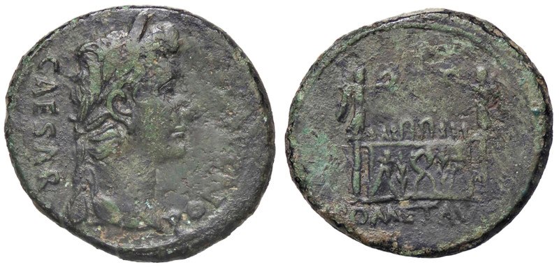 ROMANE IMPERIALI - Augusto (27 a.C.-14 d.C.) - Asse (Lugdunum) C. 240 (AE g. 10,...