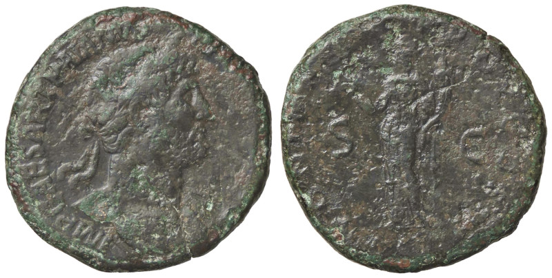 ROMANE IMPERIALI - Adriano (117-138) - Sesterzio (AE g. 22,81) Porosità

Statu...