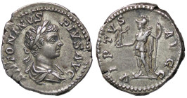 ROMANE IMPERIALI - Caracalla (198-217) - Denario C. 667; RIC 149 (AG g. 3,34)

Status: SPL