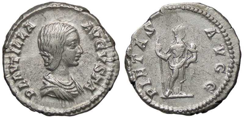 ROMANE IMPERIALI - Plautilla (moglie di Caracalla) - Denario C. 16; RIC 367 (AG ...