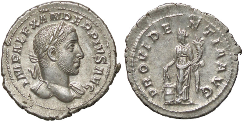 ROMANE IMPERIALI - Alessandro Severo (222-235) - Denario C. 501; RIC 250 (AG g. ...