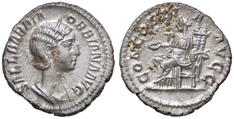 ROMANE IMPERIALI - Orbiana (moglie di A. Severo) - Denario C. 1 (Fr. 20); RIC 31...