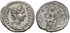 ROMANE IMPERIALI - Giulia Mamea (madre di A. Severo) - Denario C. 32; RIC 341 (AG g. 3,22)

Status: qSPL