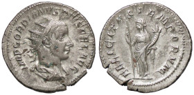 ROMANE IMPERIALI - Gordiano III (238-244) - Antoniniano (AG g. 4,41)

Status: BB+