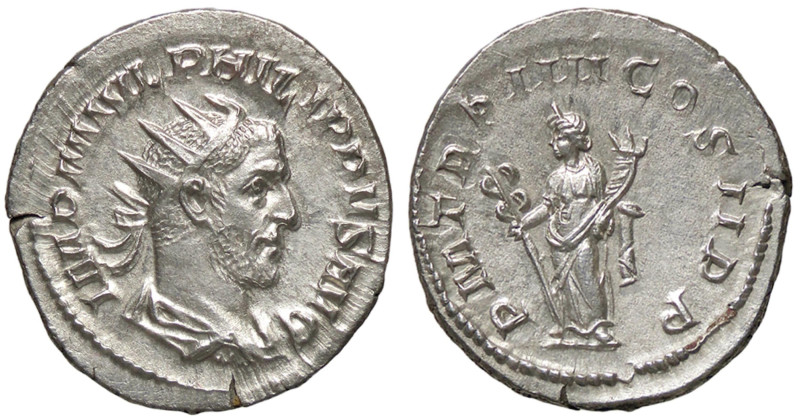 ROMANE IMPERIALI - Filippo I (244-249) - Antoniniano (AG g. 3,74)

Status: SPL