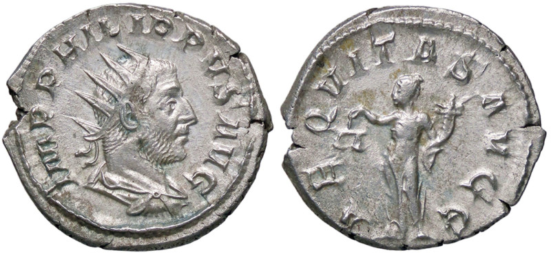 ROMANE IMPERIALI - Filippo I (244-249) - Antoniniano (AG g. 4,11)

Status: BB+