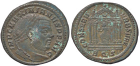 ROMANE IMPERIALI - Massimiano Ercole (286-310) - Follis (Aquileia) (MI g. 6,78)

Status: BB+/qSPL