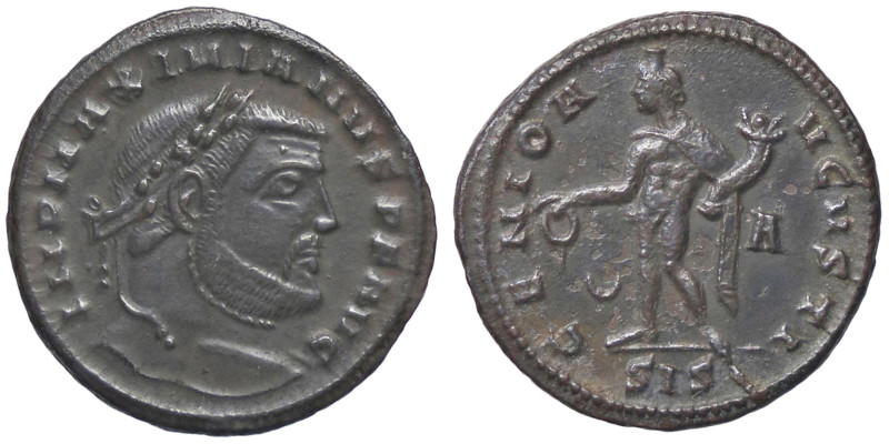 ROMANE IMPERIALI - Massimiano Ercole (286-310) - Follis (Siscia) (MI g. 6,48)
...