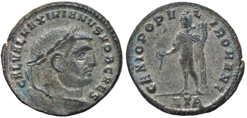 ROMANE IMPERIALI - Galerio Massimiano (305-311) - Follis (Heraclea) (MI g. 10,91...