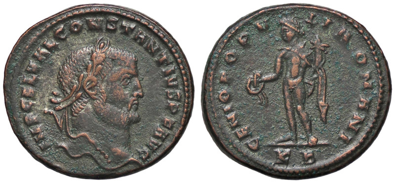 ROMANE IMPERIALI - Costanzo I (Cloro) (305-306) - Follis (Cizico) RIC 21a (MI g....