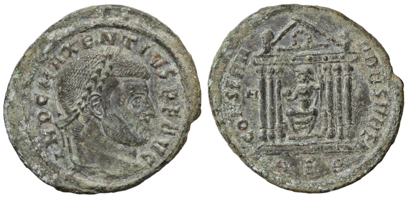 ROMANE IMPERIALI - Massenzio (306-312) - Follis (MI g. 6,4)

Status: BB+