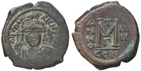 BIZANTINE - Maurizio Tiberio (582-602) - Follis (Costantinopoli) Sear 494 (AE g. 12,85)

Status: BB