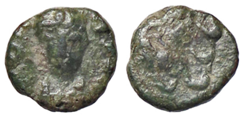 BARBARICHE - OSTROGOTI - Baduila (541-552) - 2,5 Nummi Metlich 99 (AE g. 0,51)
...