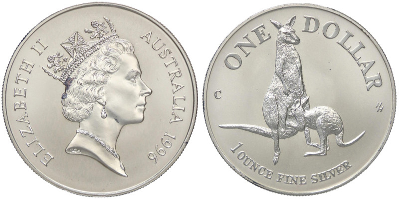 ESTERE - AUSTRALIA - Elisabetta II (1952-2022) - Dollaro 1996 - Canguro Kr. 297 ...