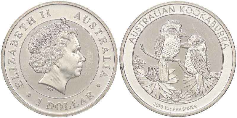 ESTERE - AUSTRALIA - Elisabetta II (1952-2022) - Dollaro 2013 - Kokaburra Kr. 19...