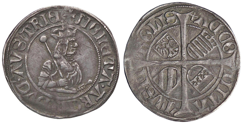 ESTERE - AUSTRIA-TIROLO - Massimiliano I (1493-1519) - 6 Kreuzer RR (AG g. 3,12)...