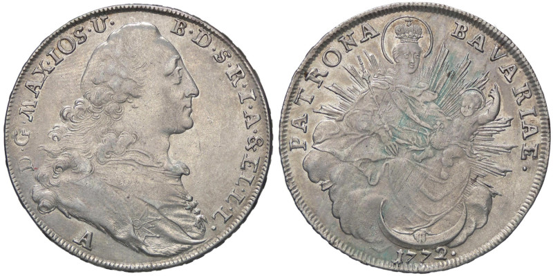 ESTERE - GERMANIA - BAVIERA - Massimiliano III Giuseppe (1745-1777) - Tallero 17...