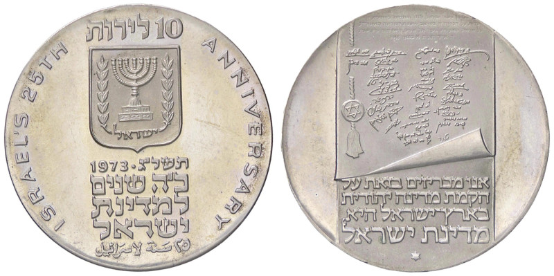 ESTERE - ISRAELE - Repubblica (1948) - 10 Lirot 1973 Kr. 71 AG

Status: qFDC