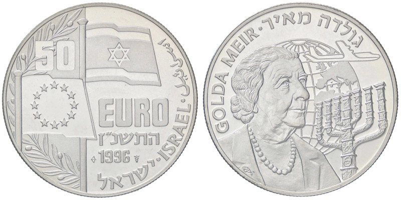 ESTERE - ISRAELE - Repubblica (1948) - 50 Euro 1996 (AG g. 25,11)

Status: FS