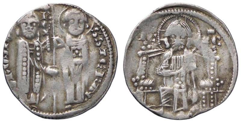 ESTERE - SERBIA - Stefan Uroš II (1282-1321) - Grosso (AG g. 2)Imitazione del gr...