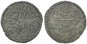 ESTERE - TUNISIA - Mahmud II (1808-1839) - Piastra 1247 Kr. 90 MI

Status: BB