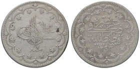 ESTERE - TURCHIA - Abdul Hamid II (1876-1909) - 20 Kurush 1293 (1876) Kr. 722 AG

Status: BB