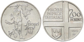 ESTERE - UNGHERIA - Repubblica - 200 Fiorini 1976 - Pal Szinyei Merse Kr. 608 AG

Status: qFDC