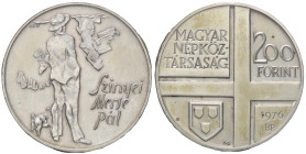 ESTERE - UNGHERIA - Repubblica - 200 Fiorini 1976 - Pal Szinyei Merse Kr. 608 AG

Status: qFDC