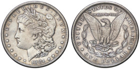 ESTERE - U.S.A. - Dollaro 1881 S - Morgan Kr. 110 AG Qualche segnetto

Status: qFDC

 Qualche segnetto