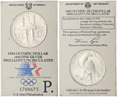 ESTERE - U.S.A. - Dollaro 1984 P - XXIII Olimpiadi Kr. 210 AG In cartoncino

Status: FDC

 In cartoncino