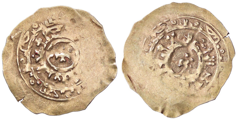 ZECCHE ITALIANE - AMALFI - Ruggero II (1127-1154) - Tarì d'oro CNI 3/5; MIR 31 R...