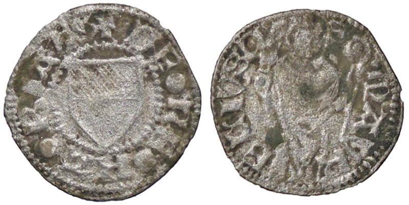 ZECCHE ITALIANE - FERRARA - Nicolò II D'Este (1361-1388) - Quattrino CNI 7/13; M...